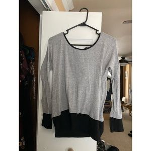 Grey and Black Sweater (youarenotalone) // M - $20